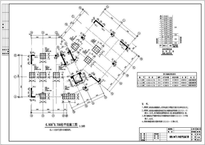 某框剪小高层住宅<a href=https://www.yitu.cn/su/8159.html target=_blank class=infotextkey>楼</a>结构<a href=https://www.yitu.cn/su/7590.html target=_blank class=infotextkey>设计</a>施工图