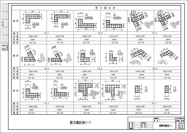 某框剪小高层住宅<a href=https://www.yitu.cn/su/8159.html target=_blank class=infotextkey>楼</a>结构<a href=https://www.yitu.cn/su/7590.html target=_blank class=infotextkey>设计</a>施工图