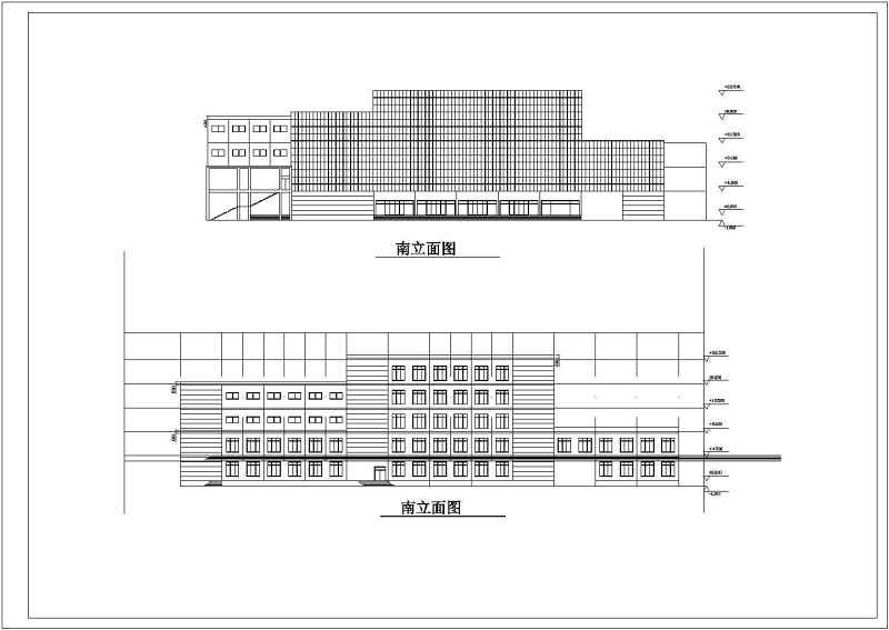 <a href=https://www.yitu.cn/su/7637.html target=_blank class=infotextkey>框架</a>结构五层展览馆建筑施工图