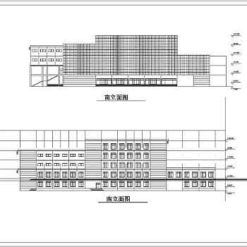 框架结构五层展览馆建筑施工图