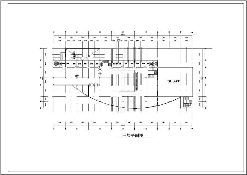 <a href=https://www.yitu.cn/su/7637.html target=_blank class=infotextkey>框架</a>结构五层展览馆建筑施工图