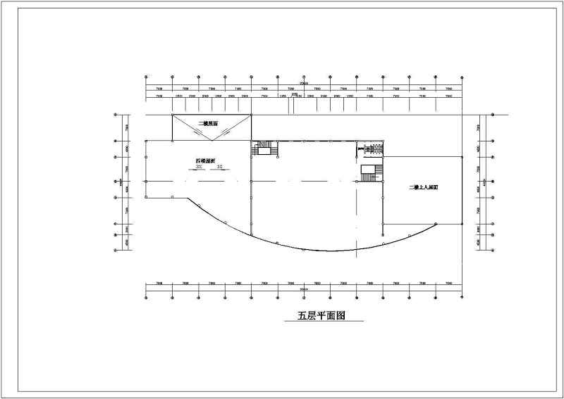 <a href=https://www.yitu.cn/su/7637.html target=_blank class=infotextkey>框架</a>结构五层展览馆建筑施工图