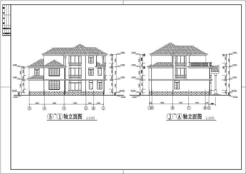 某<a href=https://www.yitu.cn/su/7872.html target=_blank class=infotextkey>地</a>三层砖混结构别墅结构<a href=https://www.yitu.cn/su/7590.html target=_blank class=infotextkey>设计</a>施工图