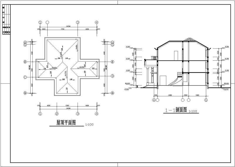 某<a href=https://www.yitu.cn/su/7872.html target=_blank class=infotextkey>地</a>三层砖混结构别墅结构<a href=https://www.yitu.cn/su/7590.html target=_blank class=infotextkey>设计</a>施工图