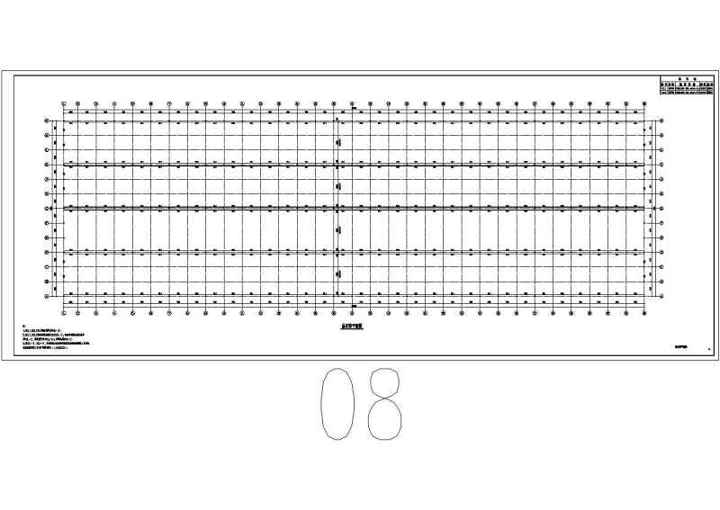 一层联跨<a href=https://www.yitu.cn/su/8096.html target=_blank class=infotextkey>钢结构</a>带<a href=https://www.yitu.cn/su/7102.html target=_blank class=infotextkey>吊车</a>厂房结构<a href=https://www.yitu.cn/su/7937.html target=_blank class=infotextkey>图纸</a>