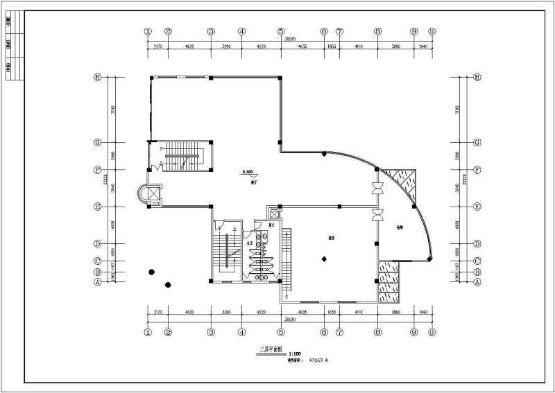 某<a href=https://www.yitu.cn/sketchup/canting/index.html target=_blank class=infotextkey><a href=https://www.yitu.cn/su/7825.html target=_blank class=infotextkey>餐厅</a></a>建筑<a href=https://www.yitu.cn/su/7590.html target=_blank class=infotextkey>设计</a>cad全套施工图