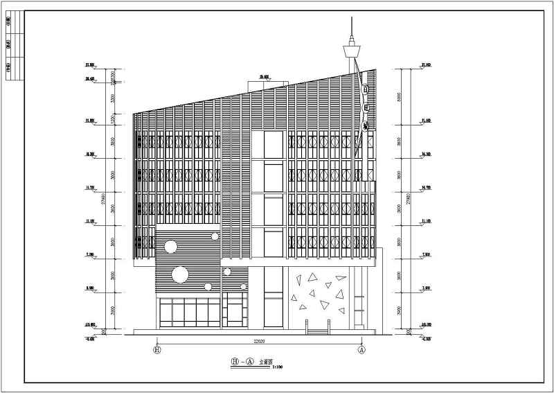 某<a href=https://www.yitu.cn/sketchup/canting/index.html target=_blank class=infotextkey><a href=https://www.yitu.cn/su/7825.html target=_blank class=infotextkey>餐厅</a></a>建筑<a href=https://www.yitu.cn/su/7590.html target=_blank class=infotextkey>设计</a>cad全套施工图