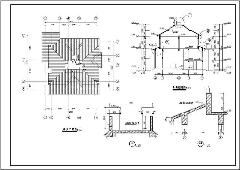 某<a href=https://www.yitu.cn/su/7872.html target=_blank class=infotextkey>地</a>二层砖混结构独立别墅建筑施工图