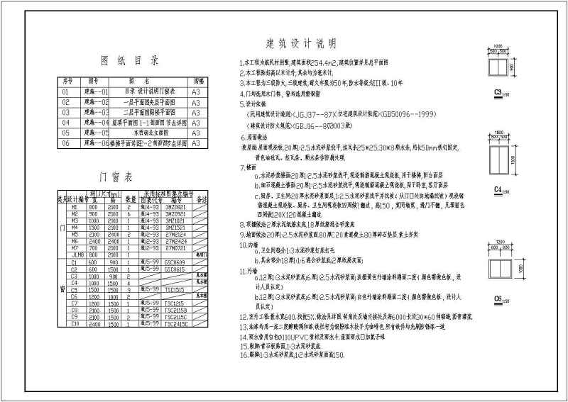 某<a href=https://www.yitu.cn/su/7872.html target=_blank class=infotextkey>地</a>二层砖混结构独立别墅建筑施工图