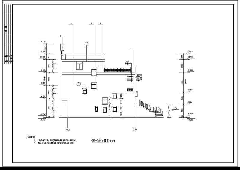 某四层别墅<a href=https://www.yitu.cn/su/7637.html target=_blank class=infotextkey>框架</a>建筑、结构<a href=https://www.yitu.cn/su/7590.html target=_blank class=infotextkey>设计</a>施工图