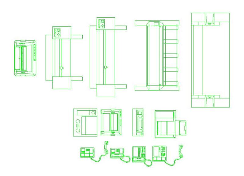 商务<a href=https://www.yitu.cn/sketchup/bangongshi/index.html target=_blank class=infotextkey>办公室</a>装修电话传真打印设备cad<a href=https://www.yitu.cn/su/7590.html target=_blank class=infotextkey>设计</a><a href=https://www.yitu.cn/su/7392.html target=_blank class=infotextkey>平面</a>大图块素材