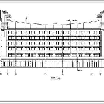 某地六层底框结构办公楼建筑结构施工图