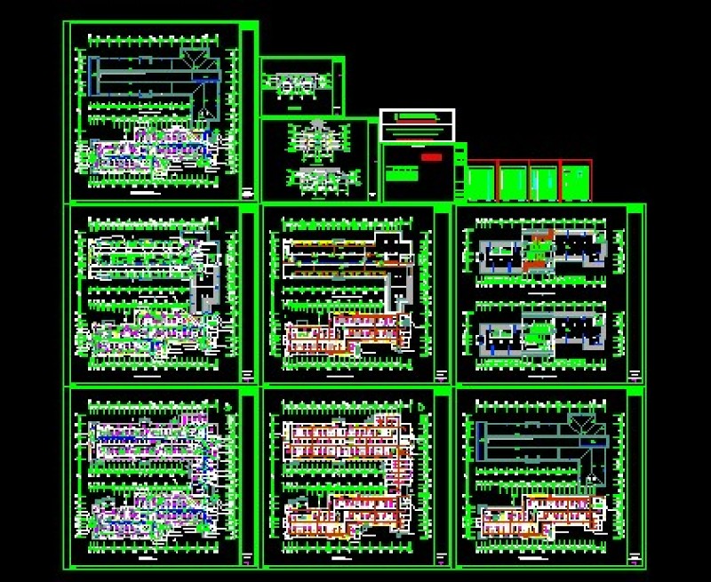 某<a href=https://www.yitu.cn/sketchup/yiyuan/index.html target=_blank class=infotextkey><a href=https://www.yitu.cn/su/7276.html target=_blank class=infotextkey>医院</a></a>病房<a href=https://www.yitu.cn/su/8159.html target=_blank class=infotextkey>楼</a>暖通施工图