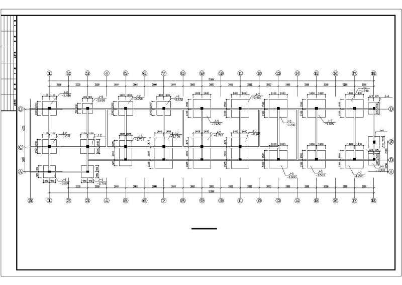 某<a href=https://www.yitu.cn/su/7872.html target=_blank class=infotextkey>地</a>四层<a href=https://www.yitu.cn/su/7637.html target=_blank class=infotextkey>框架</a>结构教学<a href=https://www.yitu.cn/su/8159.html target=_blank class=infotextkey>楼</a>结构施工图