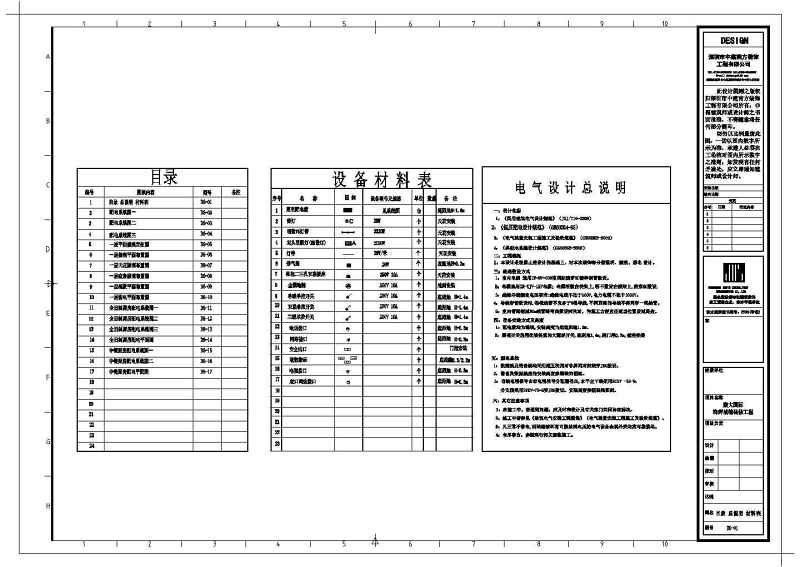 某<a href=https://www.yitu.cn/su/7829.html target=_blank class=infotextkey>酒店</a>高层<a href=https://www.yitu.cn/su/7637.html target=_blank class=infotextkey>框架</a>结构电气设备工程施工图