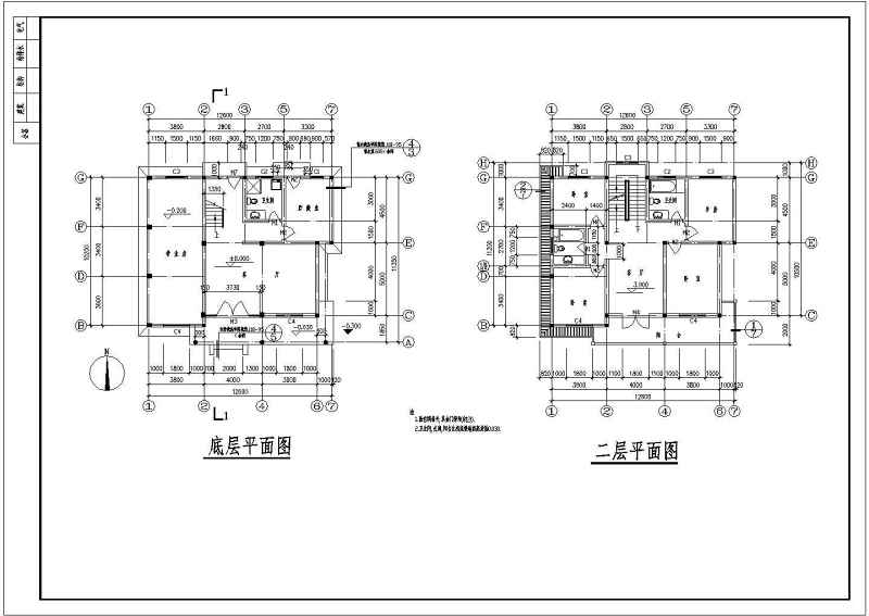 某三层别墅建筑、结构<a href=https://www.yitu.cn/su/7590.html target=_blank class=infotextkey>设计</a>施工<a href=https://www.yitu.cn/su/7937.html target=_blank class=infotextkey>图纸</a>