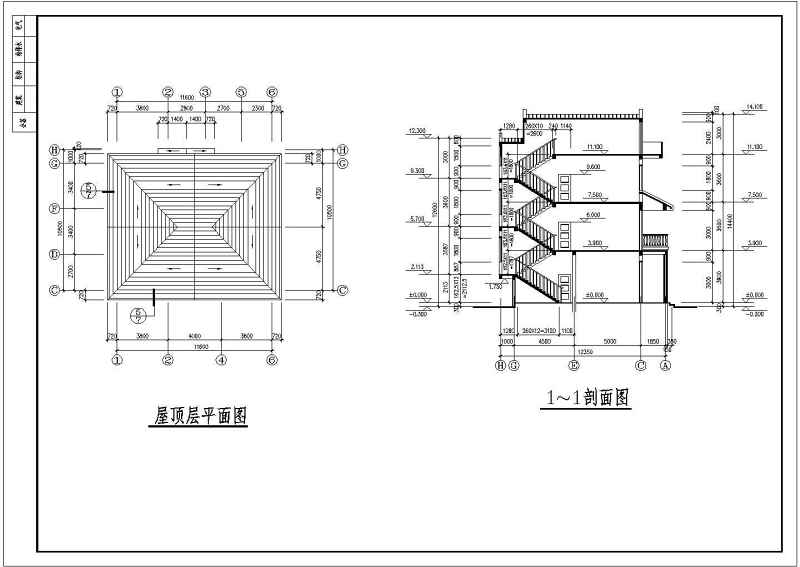 某三层别墅建筑、结构<a href=https://www.yitu.cn/su/7590.html target=_blank class=infotextkey>设计</a>施工<a href=https://www.yitu.cn/su/7937.html target=_blank class=infotextkey>图纸</a>