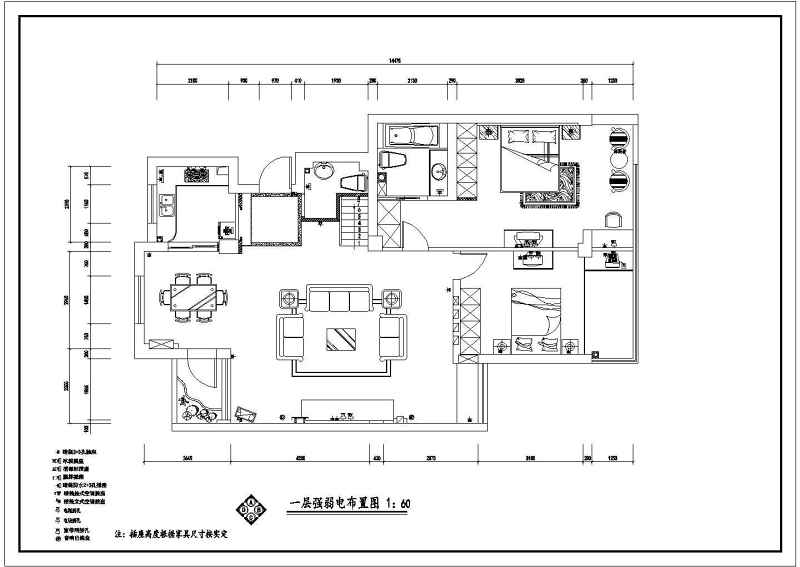 室内建筑装修<a href=https://www.yitu.cn/su/7590.html target=_blank class=infotextkey>设计</a>全套施工图