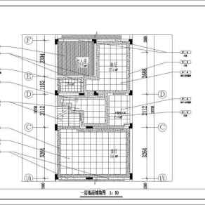 重庆某地三层框架结构别墅装修设计施工图纸