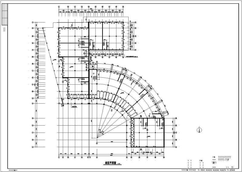 某六层混合结构商业用房建筑<a href=https://www.yitu.cn/su/7590.html target=_blank class=infotextkey>设计</a>cad施工图