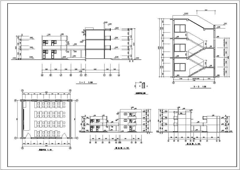 某小学教学<a href=https://www.yitu.cn/su/8159.html target=_blank class=infotextkey>楼</a>建筑<a href=https://www.yitu.cn/su/7590.html target=_blank class=infotextkey>设计</a>施工图（含总图）