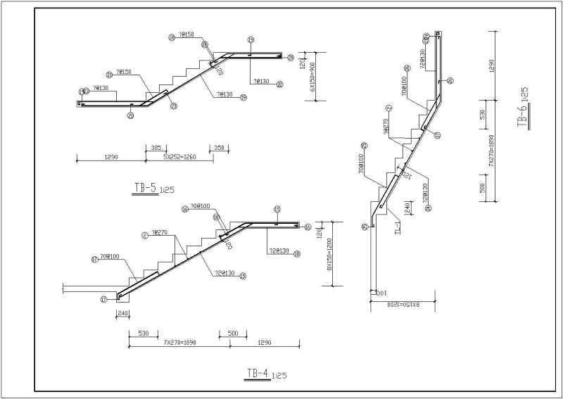 某三层砖混结构别墅全套建筑结构施工图