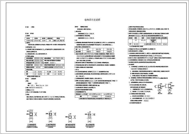 某<a href=https://www.yitu.cn/su/7872.html target=_blank class=infotextkey>地</a>二层<a href=https://www.yitu.cn/su/7637.html target=_blank class=infotextkey>框架</a>结构展览厅结构施工图