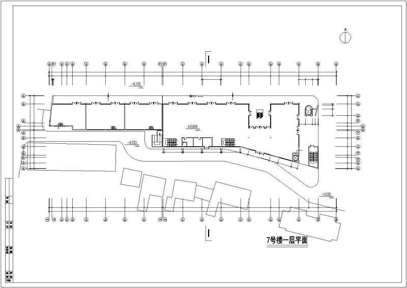 某四层商业中心大<a href=https://www.yitu.cn/su/8159.html target=_blank class=infotextkey>楼</a>建筑<a href=https://www.yitu.cn/su/7590.html target=_blank class=infotextkey>设计</a>cad施工图带效果图