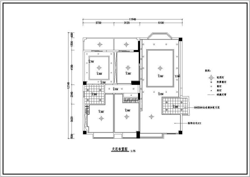 某三室两厅装修<a href=https://www.yitu.cn/su/7590.html target=_blank class=infotextkey>设计</a>施工图