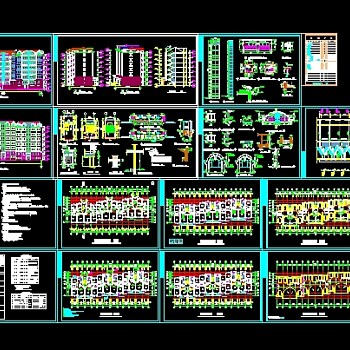 多层住宅楼建筑施工图