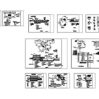 一套完整的别墅景观施工图