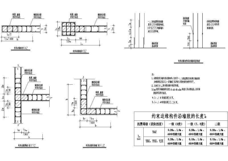 钢筋混凝土结构梁柱节点大样详图大全