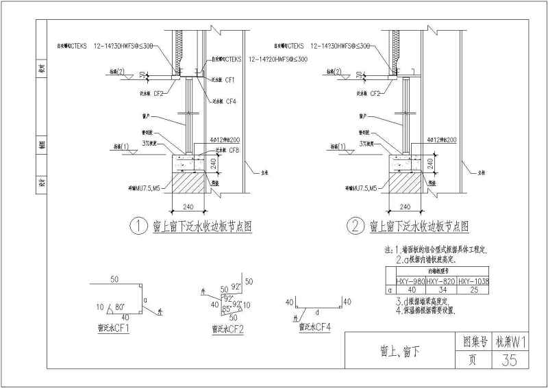 多种类型<a href=https://www.yitu.cn/su/8096.html target=_blank class=infotextkey>钢结构</a>收边节点大样构造详图