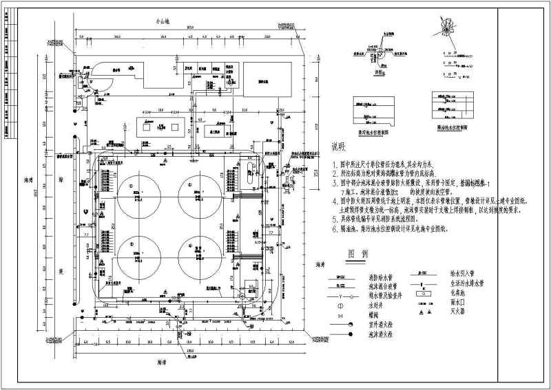 某乙二醇化化工罐区给排<a href=https://www.yitu.cn/su/5628.html target=_blank class=infotextkey>水</a>施工<a href=https://www.yitu.cn/su/7937.html target=_blank class=infotextkey>图纸</a>