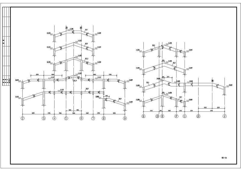 某三层会所混凝土<a href=https://www.yitu.cn/su/7637.html target=_blank class=infotextkey>框架</a>结构<a href=https://www.yitu.cn/su/7590.html target=_blank class=infotextkey>设计</a>施工图