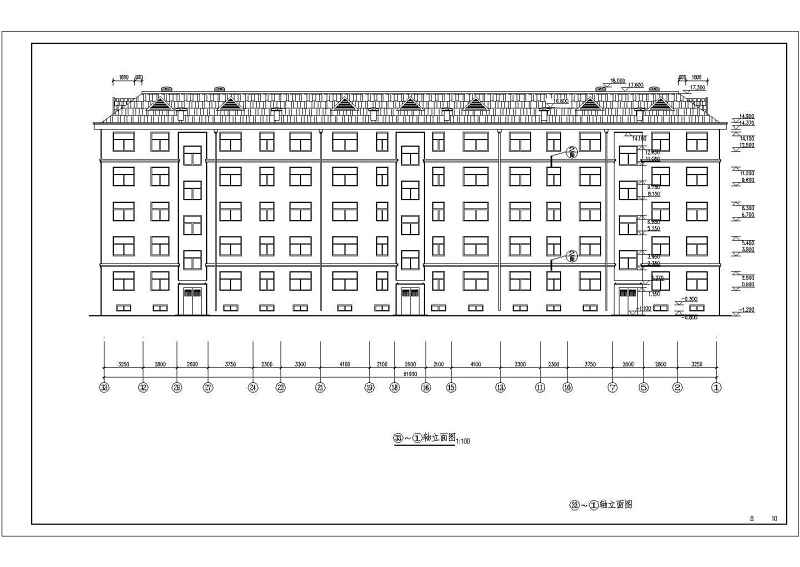 <a href=https://www.yitu.cn/su/7580.html target=_blank class=infotextkey>多层住宅</a>平立面图