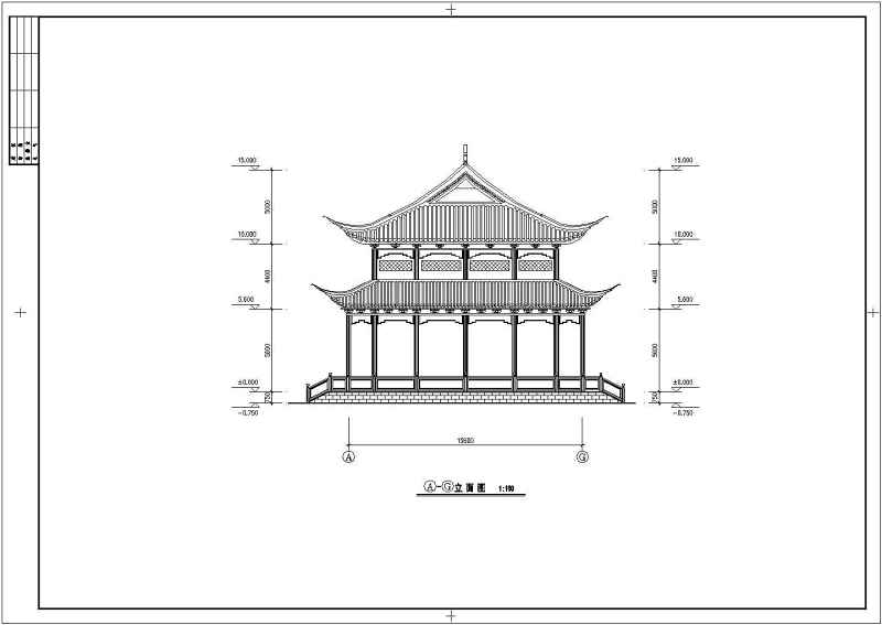 南方某<a href=https://www.yitu.cn/su/7637.html target=_blank class=infotextkey>框架</a>结构重檐歇<a href=https://www.yitu.cn/su/8101.html target=_blank class=infotextkey>山</a>建筑方案图