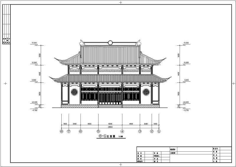 南方某<a href=https://www.yitu.cn/su/7637.html target=_blank class=infotextkey>框架</a>结构重檐歇<a href=https://www.yitu.cn/su/8101.html target=_blank class=infotextkey>山</a>建筑方案图