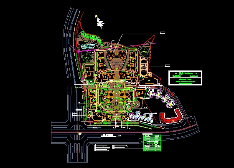 住宅<a href=https://www.yitu.cn/su/7130.html target=_blank class=infotextkey><a href=https://www.yitu.cn/su/7987.html target=_blank class=infotextkey>小区</a>规划</a>图