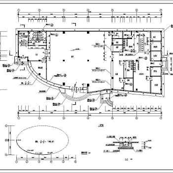 某公司框架结构食堂全套装饰施工图