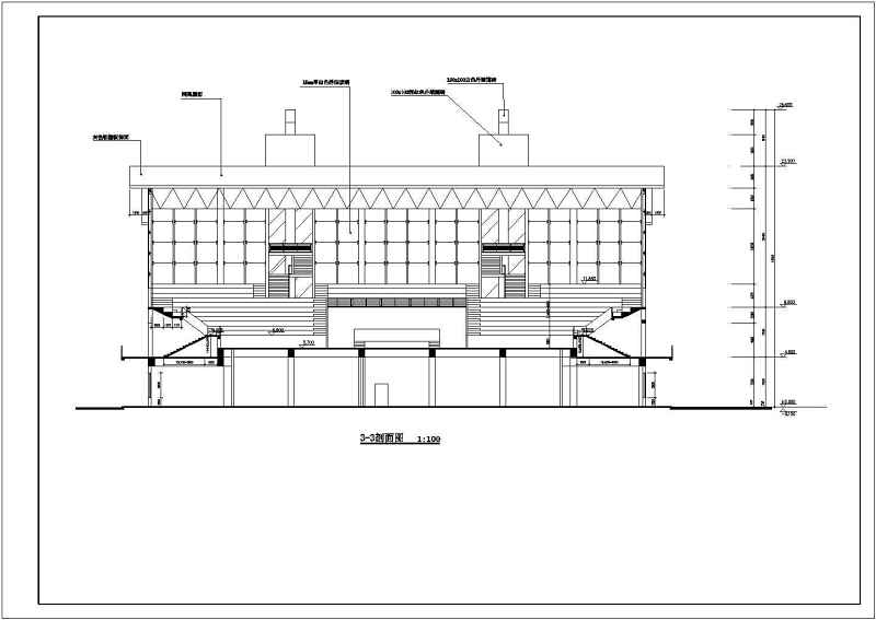 <a href=https://www.yitu.cn/su/7637.html target=_blank class=infotextkey>框架</a>结构体艺馆建施图