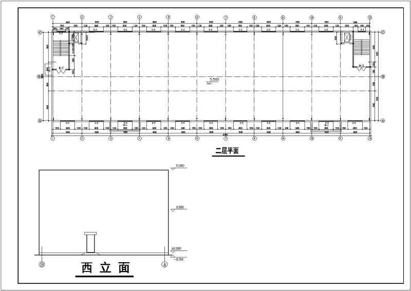 某二层全钢<a href=https://www.yitu.cn/su/7637.html target=_blank class=infotextkey>框架</a>结构厂房结构<a href=https://www.yitu.cn/su/7590.html target=_blank class=infotextkey>设计</a>施工图