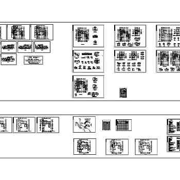 中国古典别墅施工图