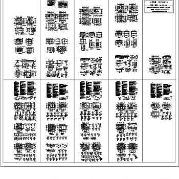 5套别墅建筑结构施工图