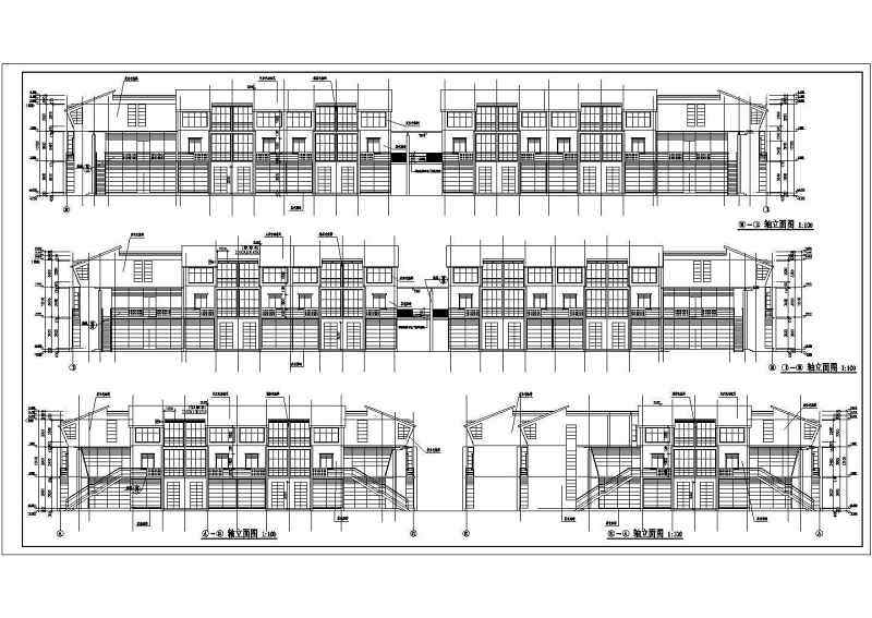 某地多层框架结构住宅建筑设计施工图