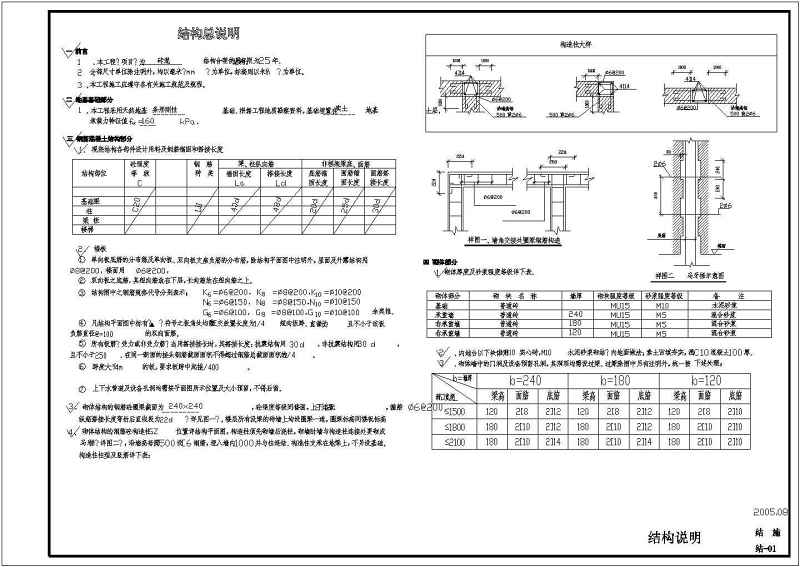 南方某私<a href=https://www.yitu.cn/su/8090.html target=_blank class=infotextkey>人</a>砖混结构别墅结构<a href=https://www.yitu.cn/su/7590.html target=_blank class=infotextkey>设计</a>施工图