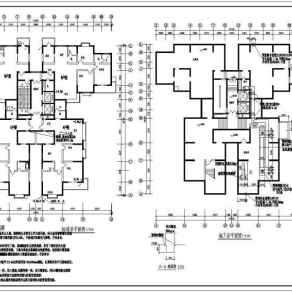 一栋28层框剪结构住宅楼电气设计施工图