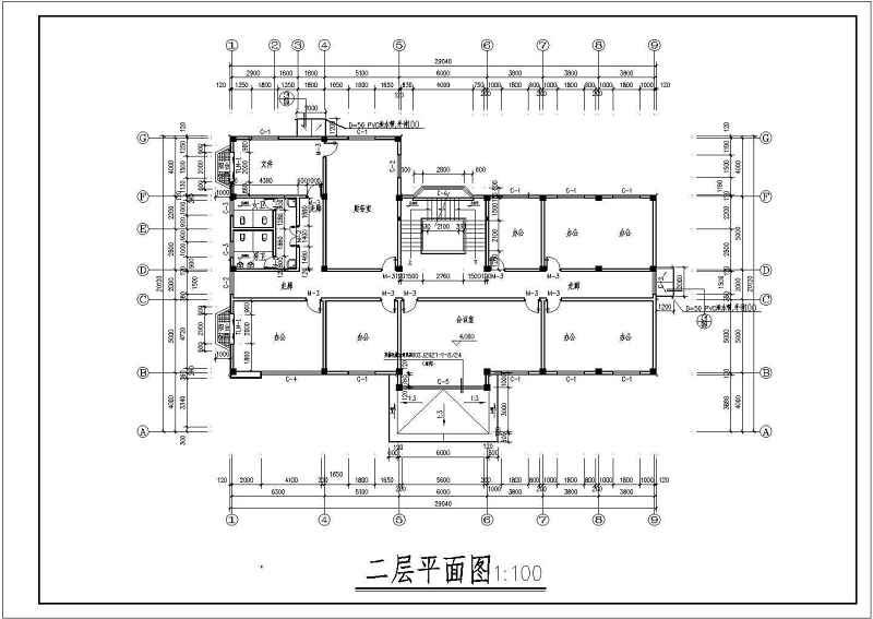 某多层<a href=https://www.yitu.cn/su/7637.html target=_blank class=infotextkey>框架</a>结构<a href=https://www.yitu.cn/su/8081.html target=_blank class=infotextkey>办公<a href=https://www.yitu.cn/su/8159.html target=_blank class=infotextkey>楼</a></a>结构<a href=https://www.yitu.cn/su/7590.html target=_blank class=infotextkey>设计</a>施工图