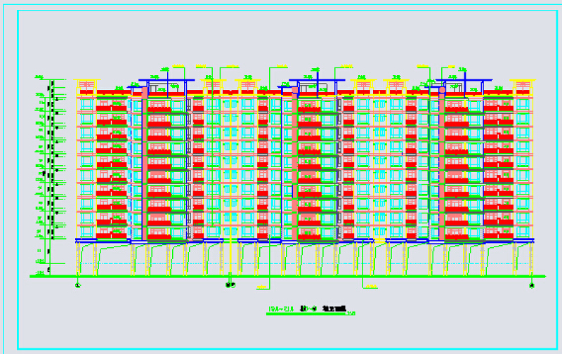 某<a href=https://www.yitu.cn/su/7872.html target=_blank class=infotextkey>地</a><a href=https://www.yitu.cn/su/7580.html target=_blank class=infotextkey>多层住宅</a><a href=https://www.yitu.cn/su/7987.html target=_blank class=infotextkey>小区</a>建筑布置及总图布置