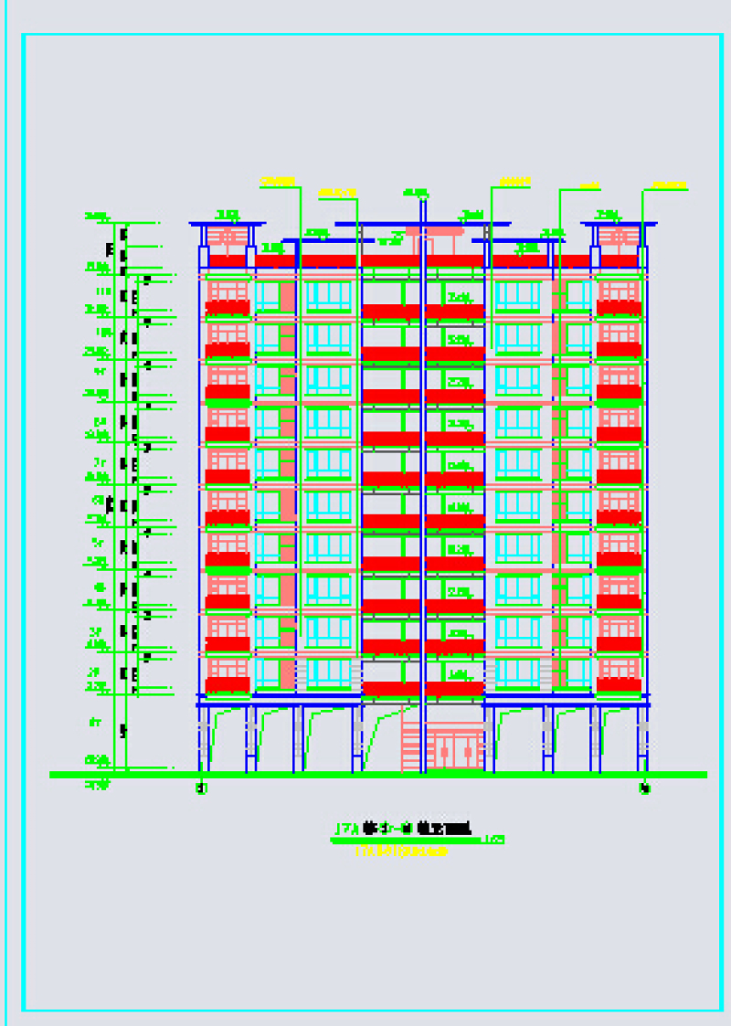 某<a href=https://www.yitu.cn/su/7872.html target=_blank class=infotextkey>地</a><a href=https://www.yitu.cn/su/7580.html target=_blank class=infotextkey>多层住宅</a><a href=https://www.yitu.cn/su/7987.html target=_blank class=infotextkey>小区</a>建筑布置及总图布置